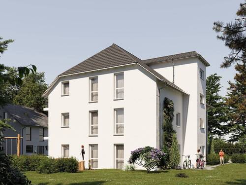 Hausansicht.jpg - 3 Zimmer Terrassenwohnung in Petershagen/Eggersdorf