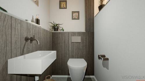 Ansicht Gäste-WC - 