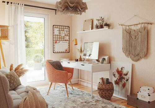 Bungalow-128-Homeoffice-Arbeitsecke - 