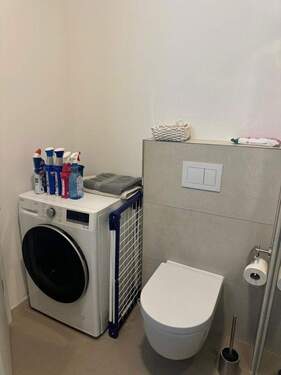 Waschmaschinenanschluss mit WC - 