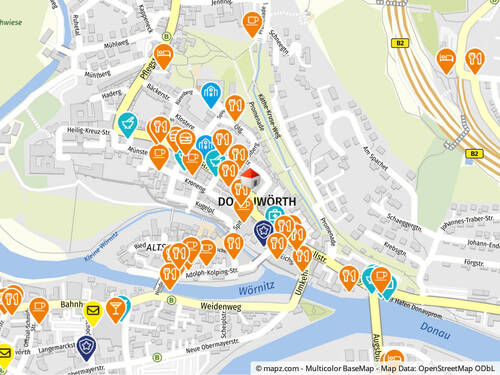 Lageplan im Ort - 