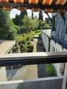 Blick vom geschützten Sonnenbalkon - 