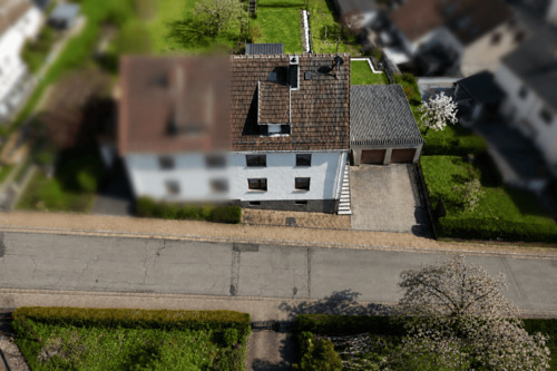 Luftaufnahme Frontseite - 7 Zimmer Doppelhaushälfte zum Kaufen in Friedrichsthal
