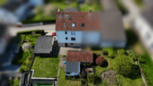 Luftaufnahme Rückseite - 7 Zimmer Doppelhaushälfte in Friedrichsthal