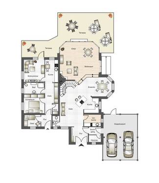 Erdgeschoss - 9 Zimmer Einfamilienhaus in Baabe