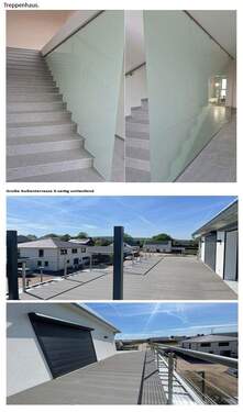 Treppenhaus und Dachterrasse - 