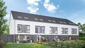 Perspektive Gartenansicht - 4 Zimmer Reihenmittelhaus in Wesseling