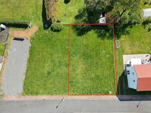 Drohnenansicht - Grundstück in Bechhofen