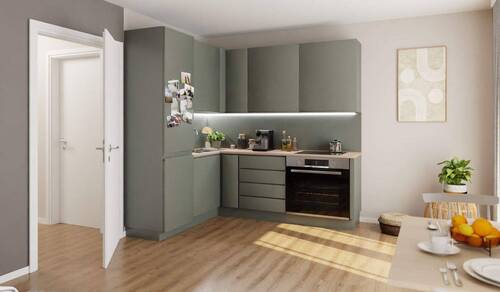 Die offene Wohnküche lädt zum gemeinsamen Kochen e - 1 Zimmer Etagenwohnung zum Kaufen in Germersheim