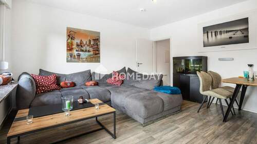 Wohnzimmer 2 - 2 Zimmer Etagenwohnung zum Kaufen in Hamm