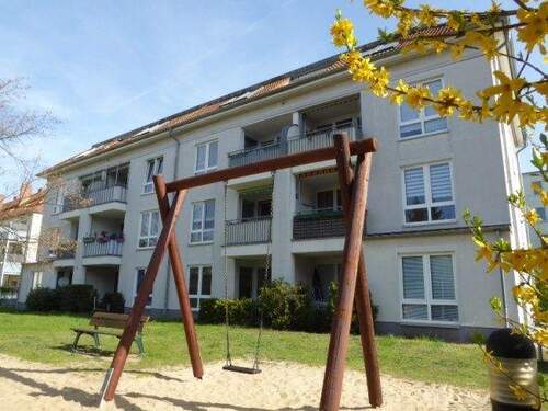 Rückansicht - 2-Zimmerwohnung mit Terrasse! - 341,00 EUR Kaltmiete, ca.  53,10 m² Wohnfläche