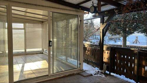 Terrasse mit Wintergarten - 