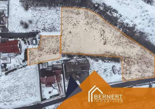 Luftbild - Zwei zusammenhängende Baugrundstücke mit Flexibilität, Weitblick und Entwicklungspotenzial