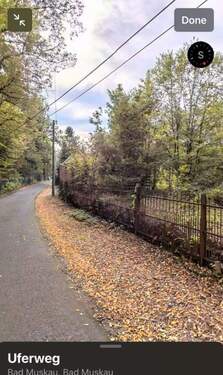 Straßenansicht Blick Süden - Grundstück zum Kaufen in Bad Muskau