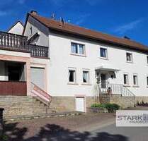 Messelhausen: Großes Wohnhaus mit Scheune, Garage, Laden und Garten! - Lauda-Königshofen