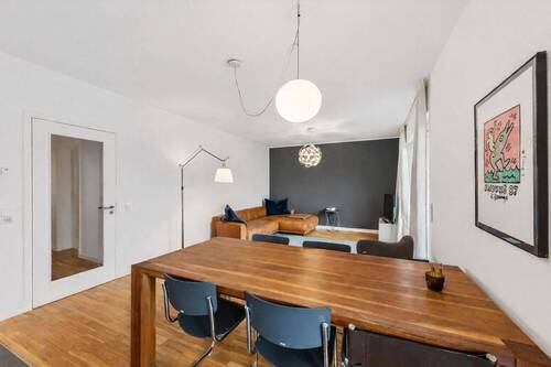 Wohn-Essbereich - 5 Zimmer Terrassenwohnung in Berlin