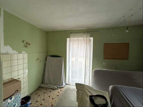 OG-Wohnung: Küche im Rohbau - 