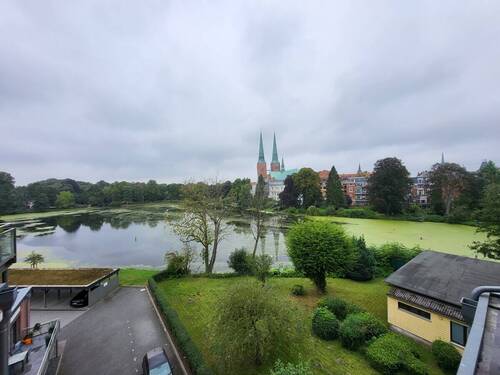 Ausblick vom Balkon - 