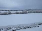 Ausblick im Winter bei Schnee - 