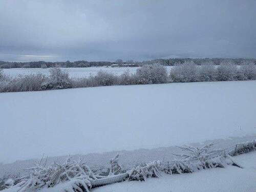 Ausblick im Winter bei Schnee - 