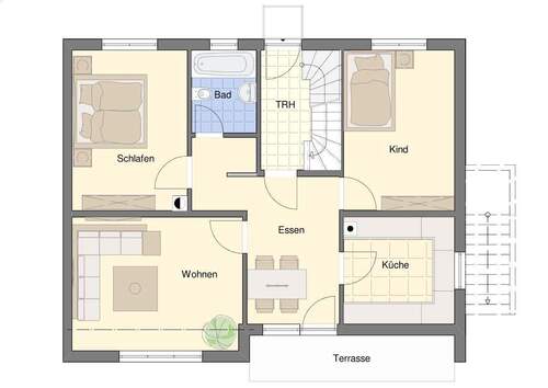 Erdgeschoss zur Orientierung - 