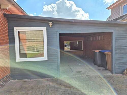 Carport mit Fahrradschuppen - 