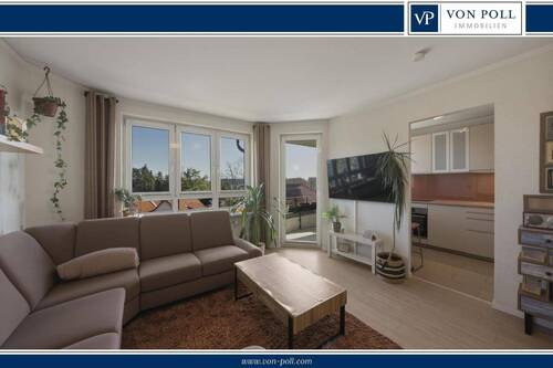 Wohnzimmer - Lichtdurchflutetes Zuhause mit optimal genutzter Wohnfläche!