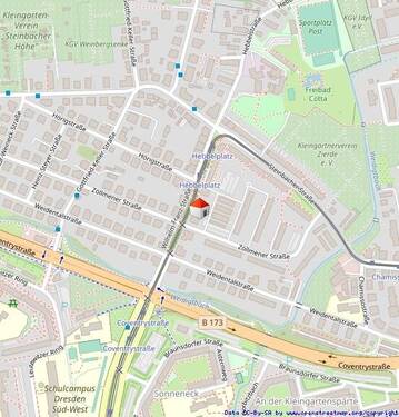 Lageplan - 4 Zimmer Etagenwohnung in Dresden