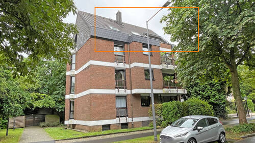 Außenansicht - Charmante 2,5-Zimmer-Wohnung mit Balkon und Tiefgaragenstellplatz in beliebter Lage von Krefeld Bockum!