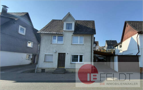 Frontalansicht - *PROVISIONSFREI* Für SinglesPaare ETW in ZFH (OG+DG) mit Außenstellplatz, BJ 1994, in Hilchenbach