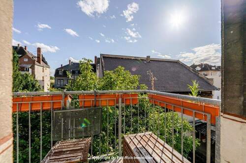 Balkon Rückseite 2.OG - Mehrfamilienhaus, Wohnhaus mit 301,00 m² in Karlsruhe zum Kaufen