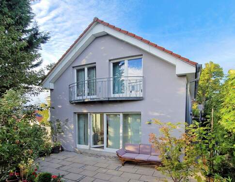 EG2 Südansicht - Von Privat: Lichtdurchflutetes Architekten-Haus mit Einliegerwohnung in Top-Halbhöhenlage