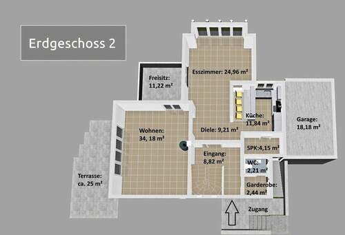 Erdgeschoss 2 - EG 2 - 