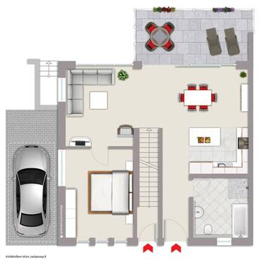 Erdgeschoss Wohneinheit 3 - 