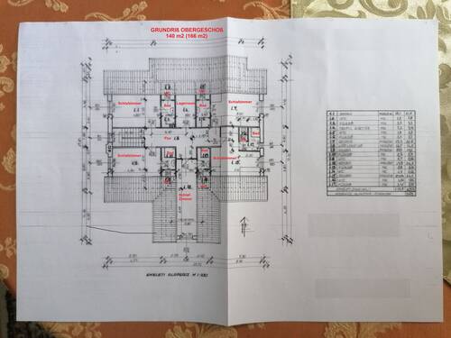 Grundriß Obergeschoß - 