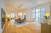 Großer Salon - Xantener Luxury Carré: 250 m² Altbauerlebnis im Kudamm Quartier