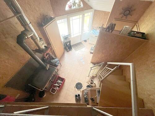 Blick in die Diele mit Stangenofen - 