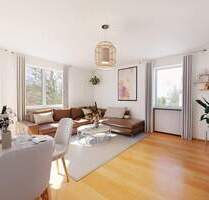 2-Zimmer-Wohnung mit 2 Balkonen und Tiefgarageneinzelstellplatz - München Hadern