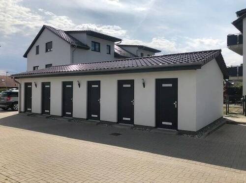 Abstellräume außen - Terrassenwohnung mit 82,00 m&sup2; in Stralsund zur Miete