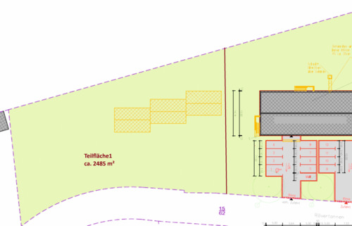 Teilungsskizze - Grundstück zum Kaufen in Güstrow