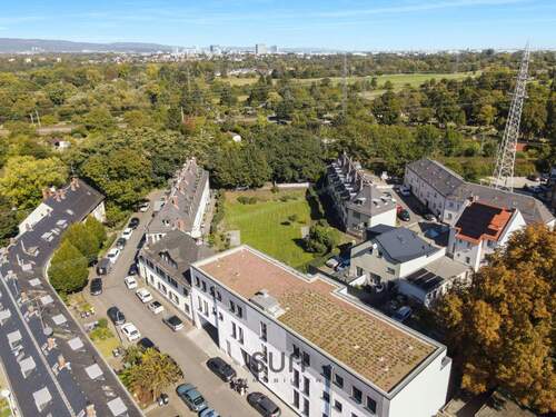Luftansicht - 2 Zimmer Etagenwohnung zum Kaufen in Frankfurt am Main