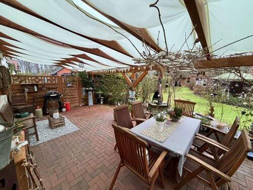 überdachte Terrasse - Doppelhaushälfte mit 160,00 m&sup2; in Wietzen zum Kaufen