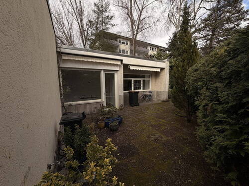 Terrasse vor Zimmer 1 und 2 - 