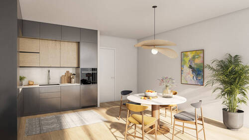 Innenvisualisierung - 2 Zimmer Etagenwohnung zum Kaufen in Berlin