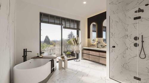 Dachgeschoss Badezimmer - 