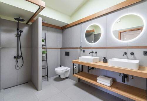 Badezimmer illustriert - 