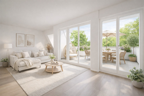 Raumanimation Wohnen - Season opening: Dachneubau mit Sonnenlounge