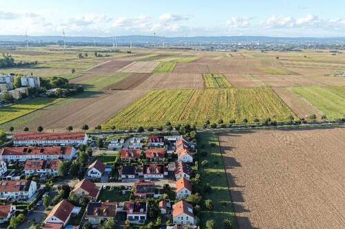 Natur_Lage - Exklusives Baugrundstück in Mainz - Ruhige Lage am Feldrand für ein großzügiges Einfamilienhaus