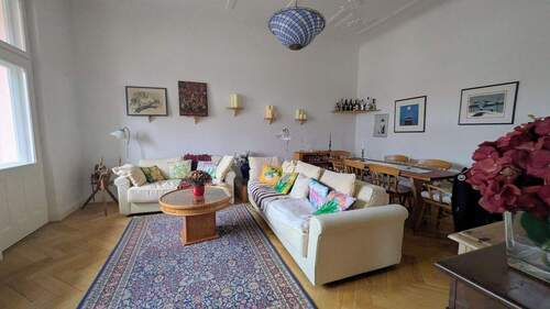 Wohnzimmer - Etagenwohnung mit 89,00 m&sup2; in Berlin zum Kaufen