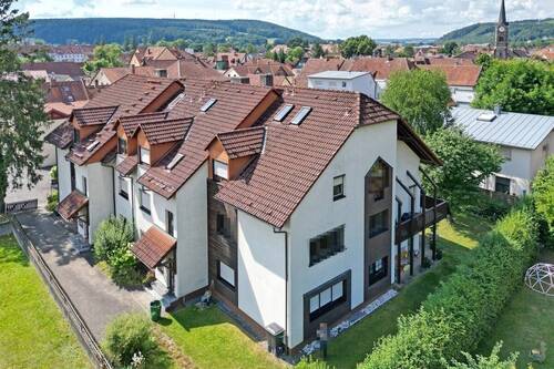 Luftbild - 4 Zimmer Etagenwohnung zum Kaufen in Kronach